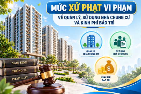 Mức xử phạt vi phạm về quản lý, sử dụng nhà chung cư và kinh phí bảo trì