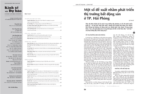Một số đề xuất nhằm phát triển thị trường bất động sản ở TP.Hải Phòng