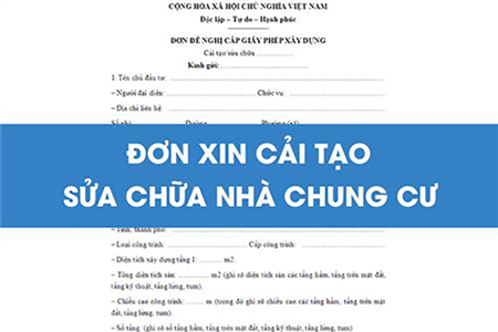 Các biểu mẫu cần dùng